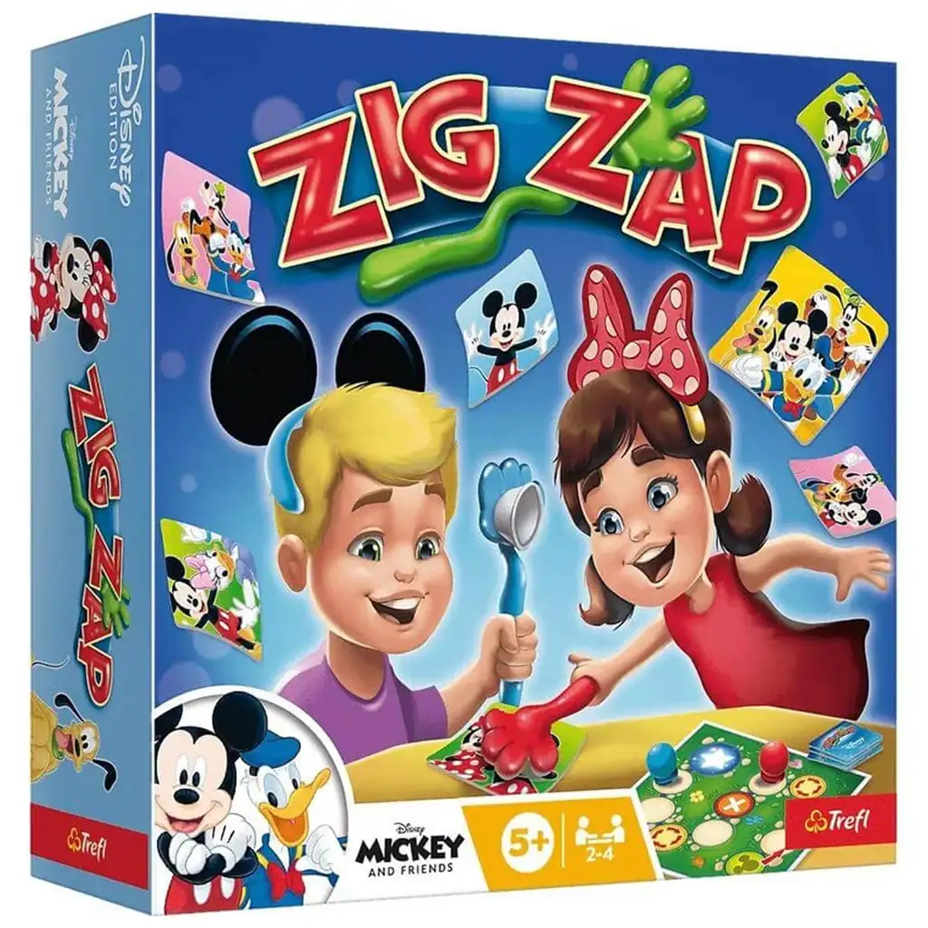 Disney: Micky Maus und seine Freunde Zig Zap Gesellschaftsspiel - Trefl