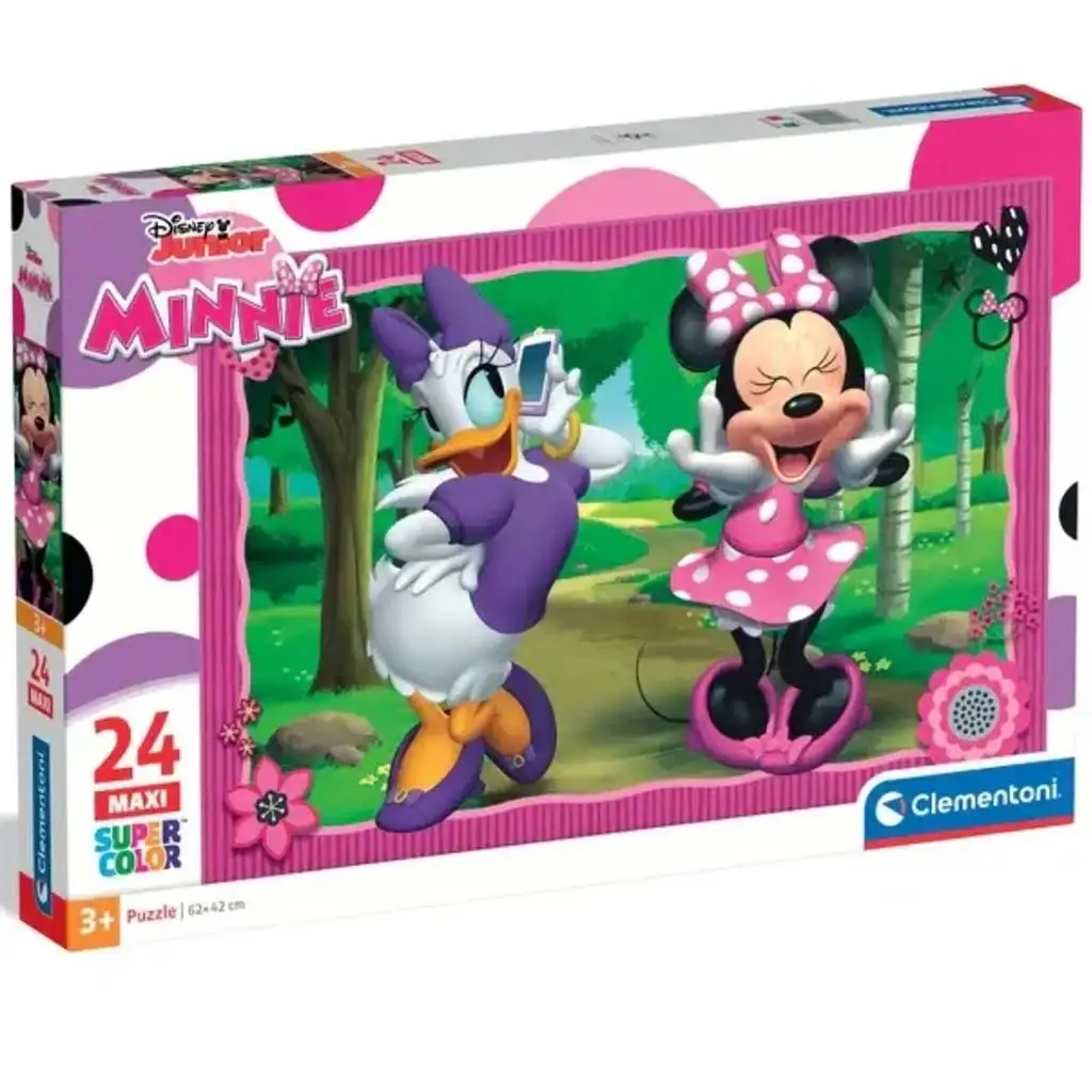 Disney+Minnie Maus 24-tlg. Maxi Supercolor Puzzle - Clementoni