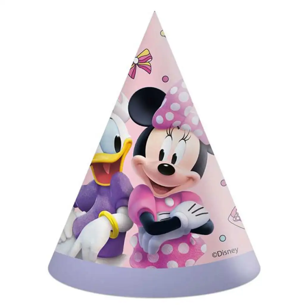 Disney+ Minnie Maus Papier-Partyhüte 6er-Set