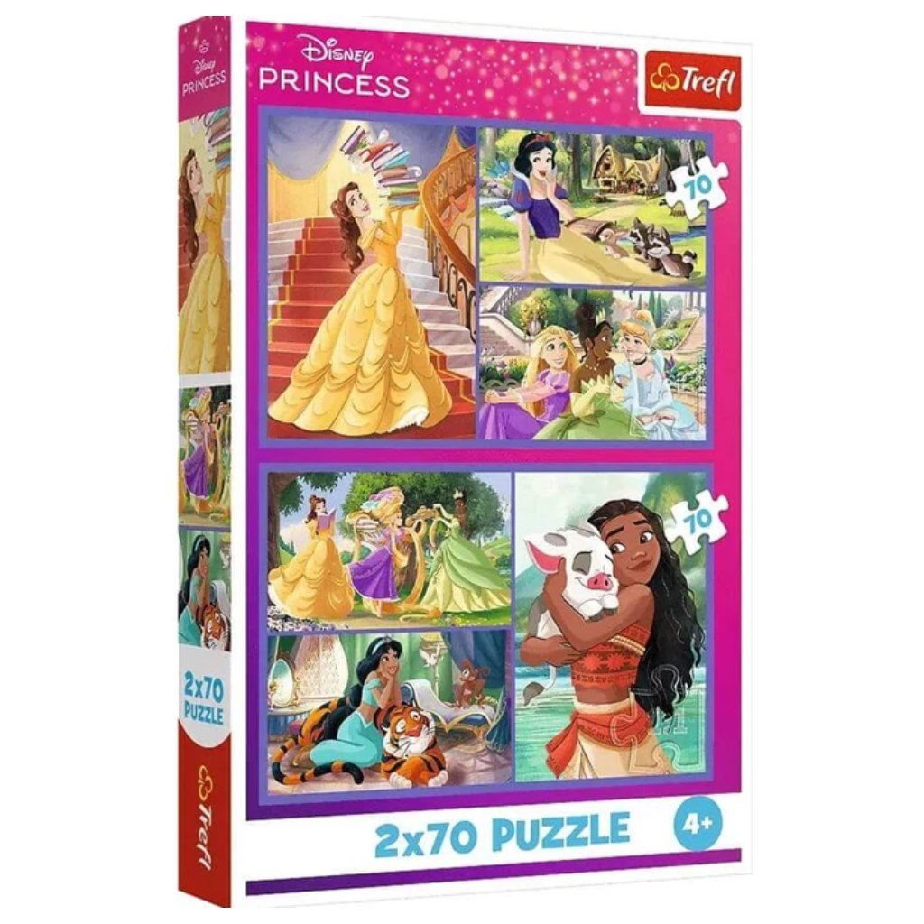 Disney Prinzessinnen 2x70 Teile-Puzzle - Trefl