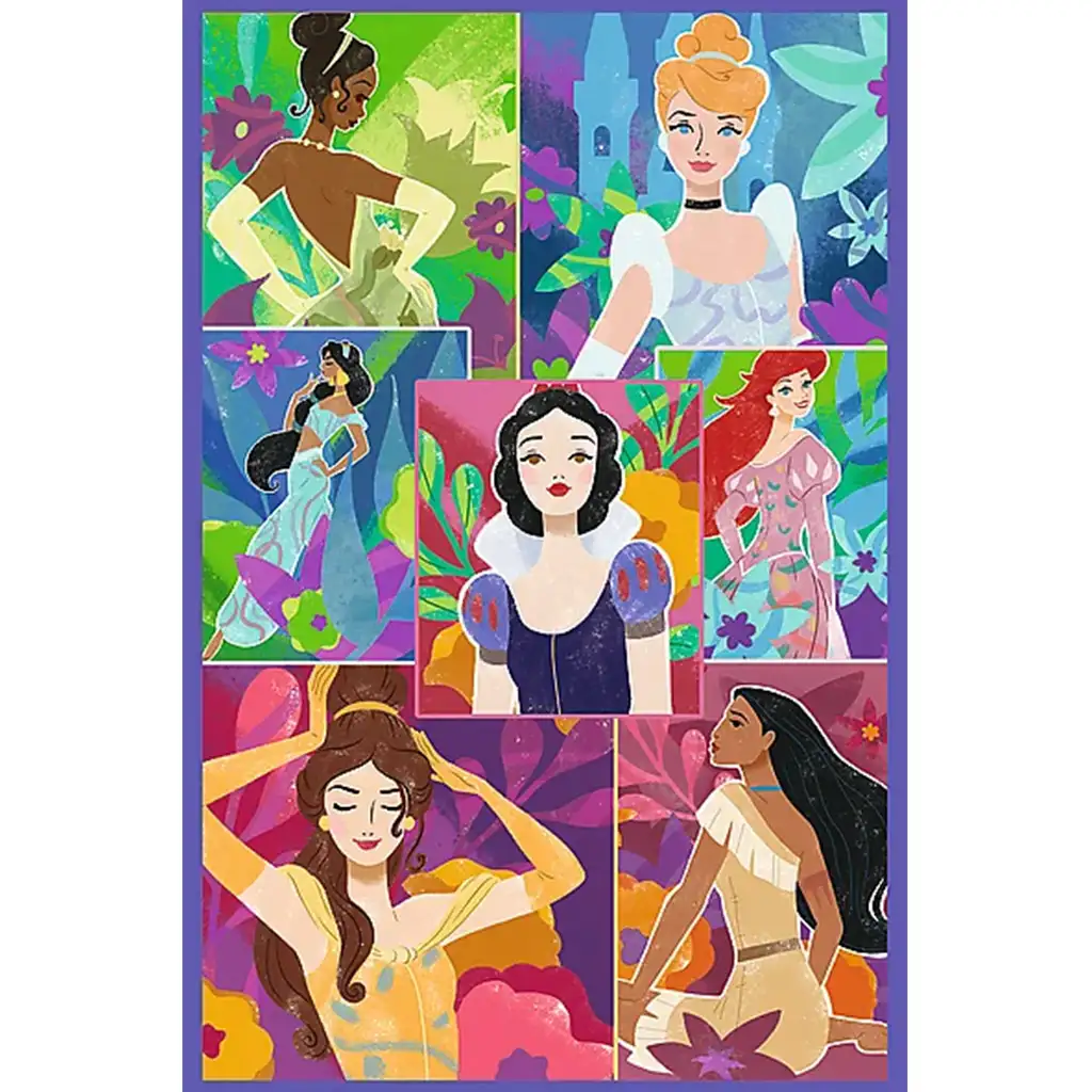 Disney+Prinzessinnen+Freunde+3x80+Teile+Puzzle+-+Trefl kép 4