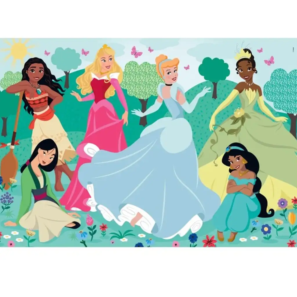 Disney+Prinzessinnen-Freundinnen 104-teiliges Maxi Supercolor Puzzle - Clementoni kép 2