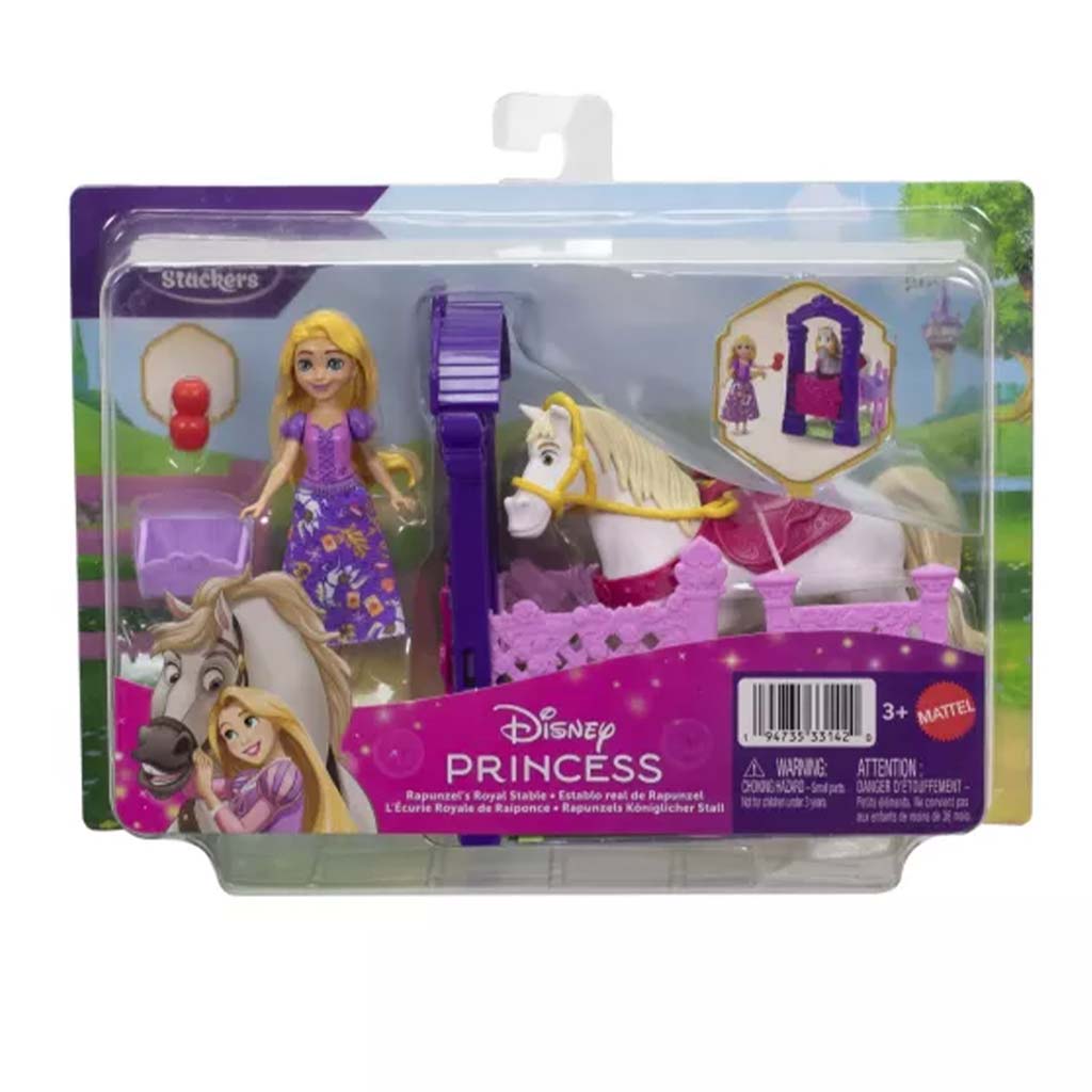 Disney Prinzessinnen: Mini Rapunzel Prinzessin Königliche Reitschule – Mattel