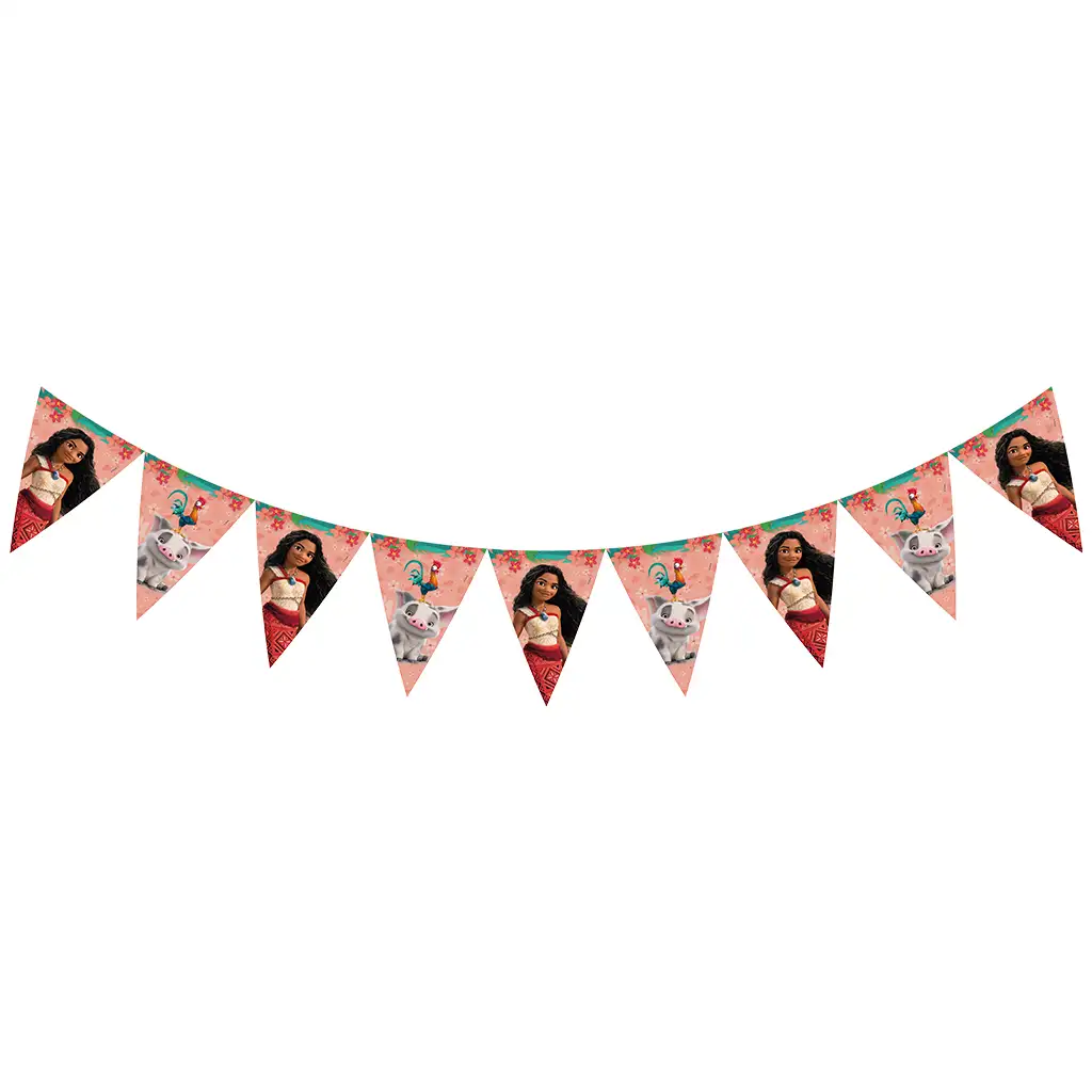 Disney+ Prinzessinnen Vaiana 2 Party Wimpelkette