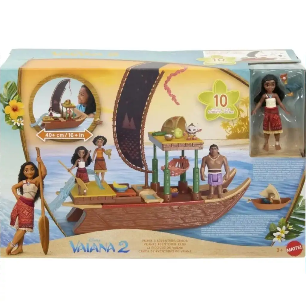 Disney Prinzessinnen: Vaiana 2 Traumhafte Segelboot Spielset - Mattel