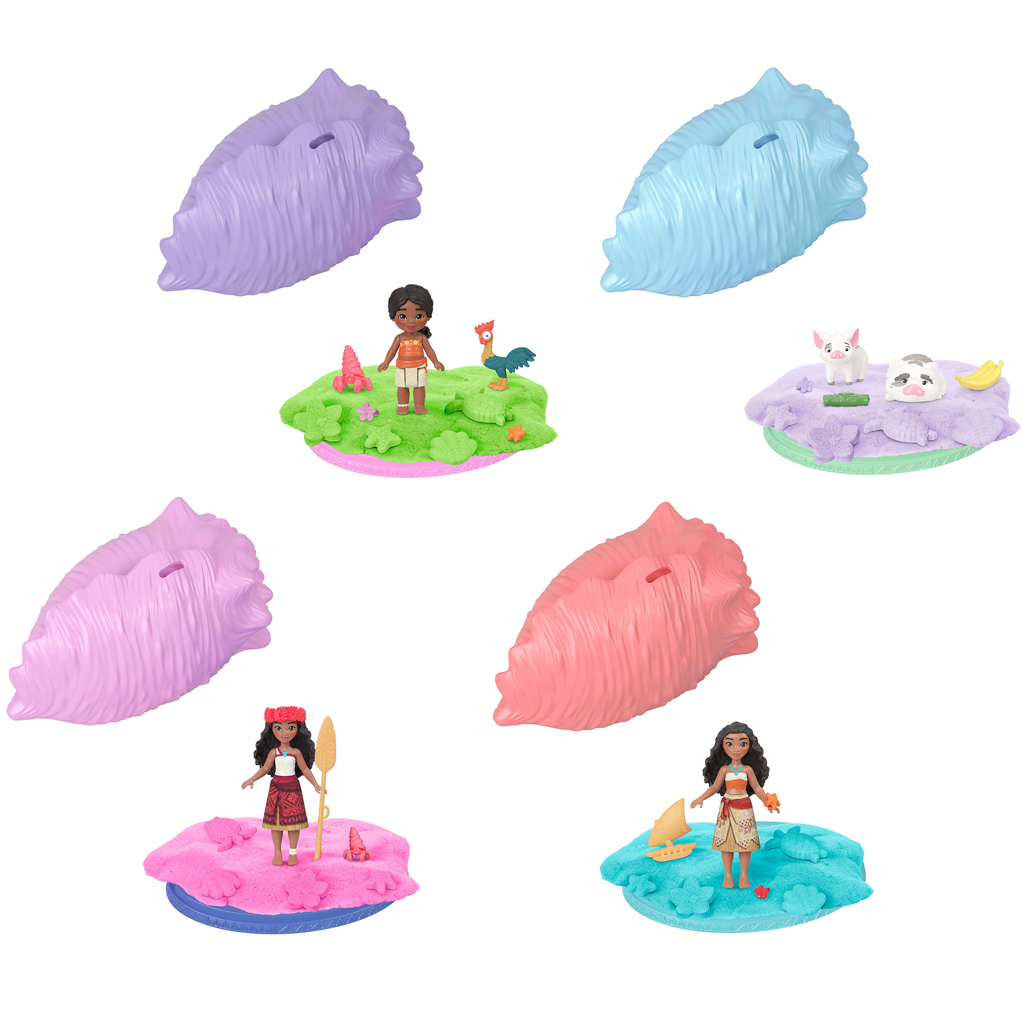 Disney-Prinzessinnen: Vaiana Mini-Überraschung mit Sandbank-Figur - Mattel kép 2
