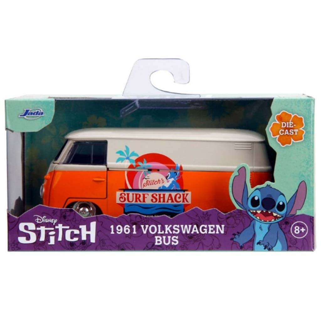 Disney Stitch – 1961 Volkswagen Bus 1:32 - Simba Toys
