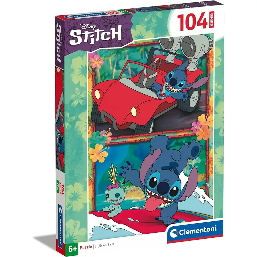 Disney+Stitch 104-teiliges Super-Puzzle - Clementoni