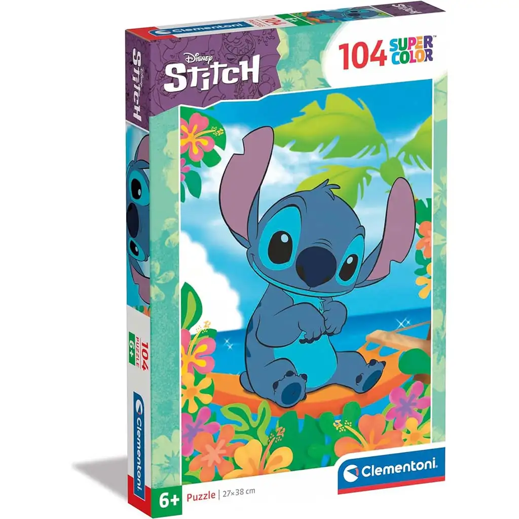 Disney+Stitch 104-teiliges Supercolor Puzzle - Clementoni