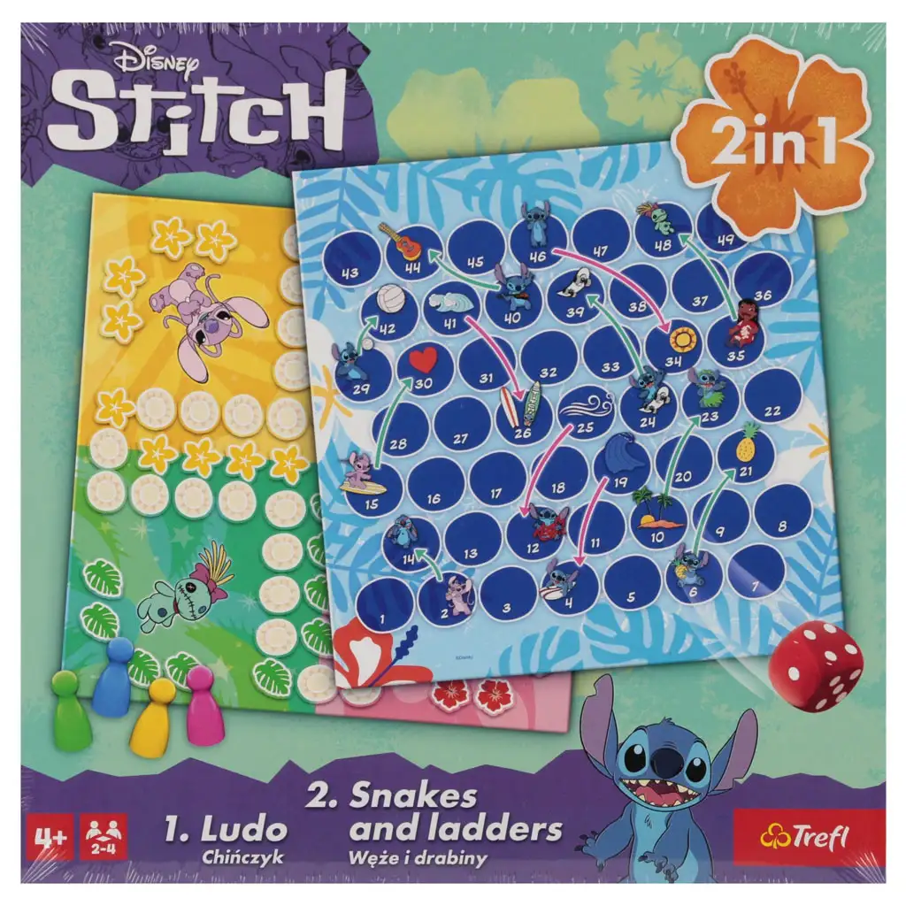 Disney: Stitch 2-in-1 Spielesammlung - Trefl