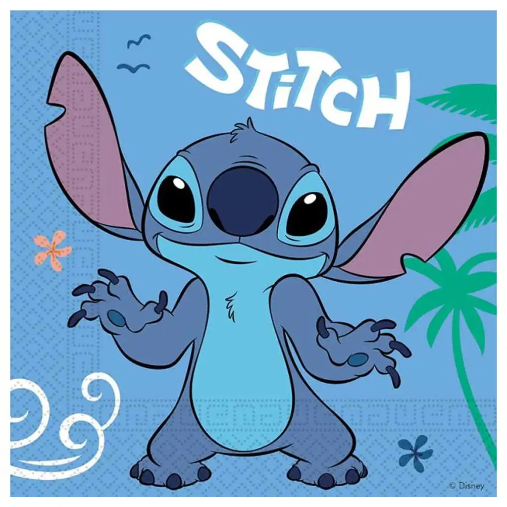 Disney+Stitch 2-lagige Papierservietten 20er-Pack
