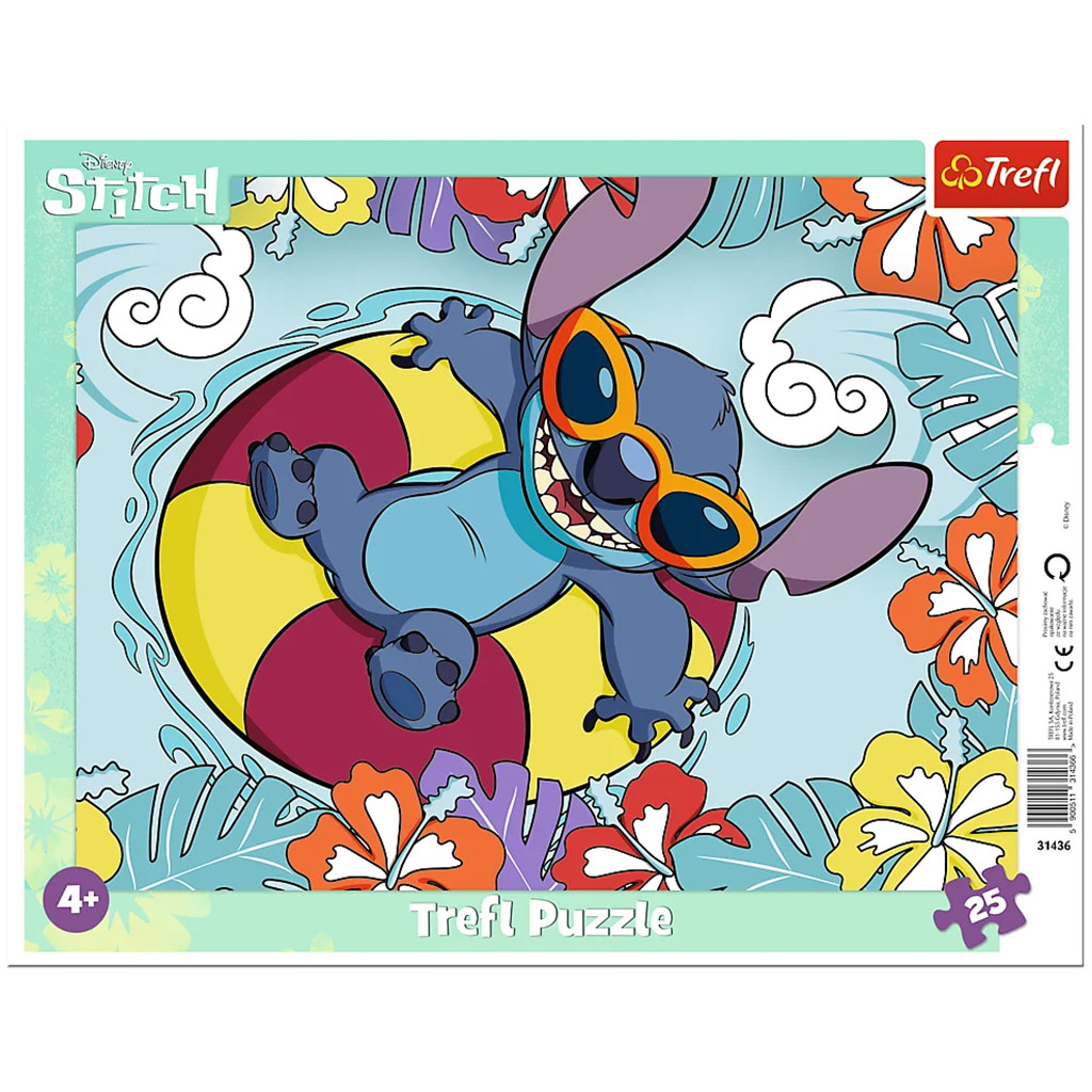 Disney Stitch 25-teiliges Rahmenpuzzle – Trefl