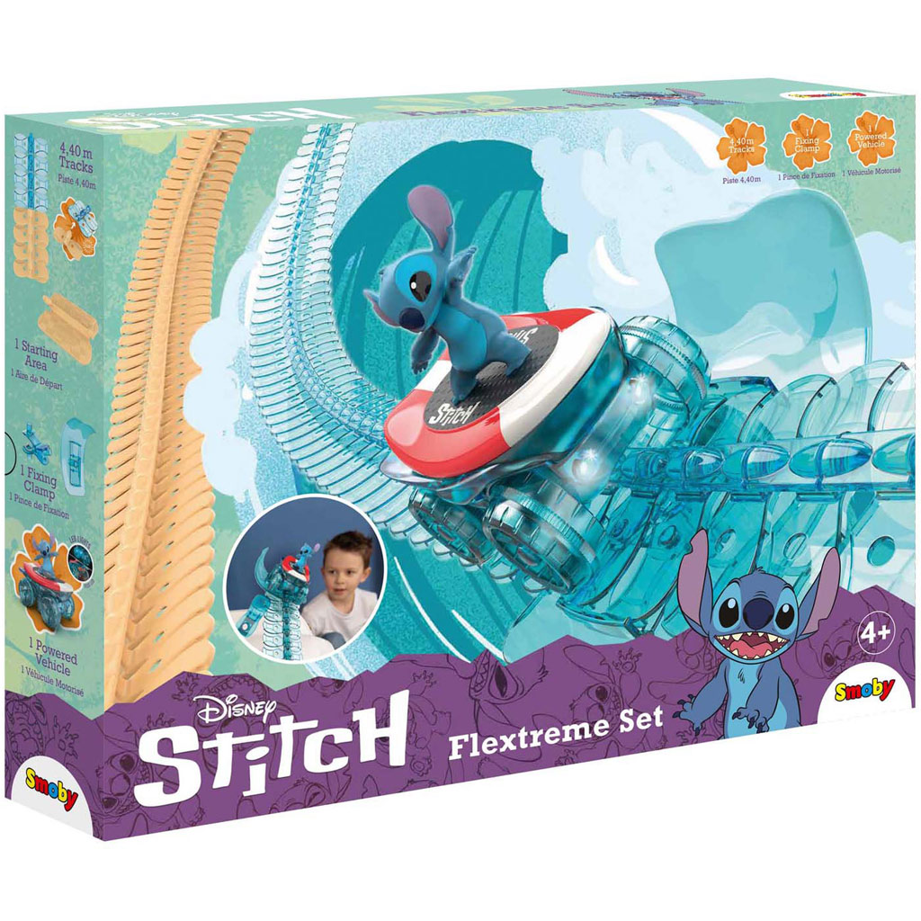 Disney Stitch Flextreme Rennstrecken-Set – Simba Toys