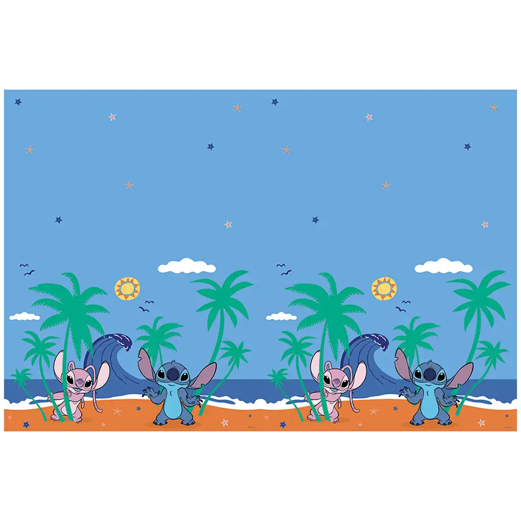 Disney+Stitch Kunststoff-Tischdecke 120x180cm