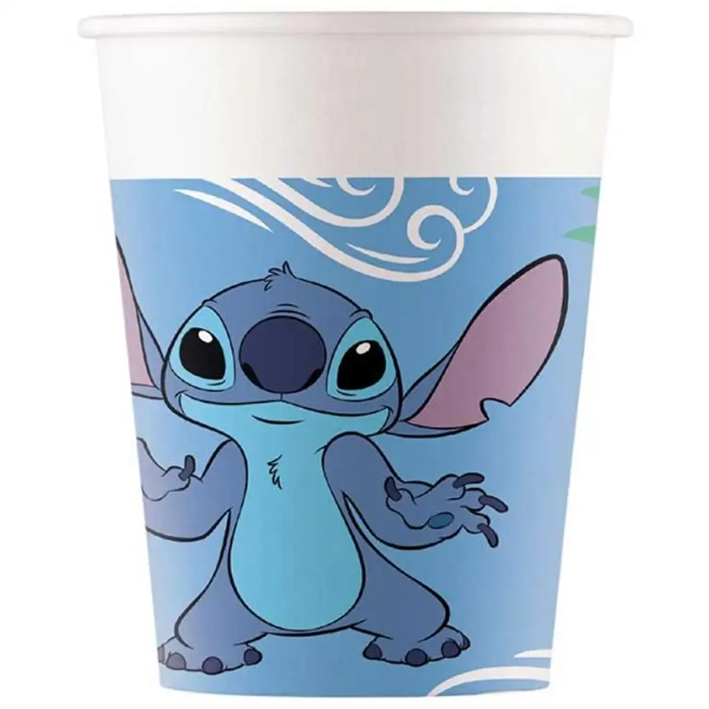Disney+Stitch Pappbecher 8er-Set 200ml