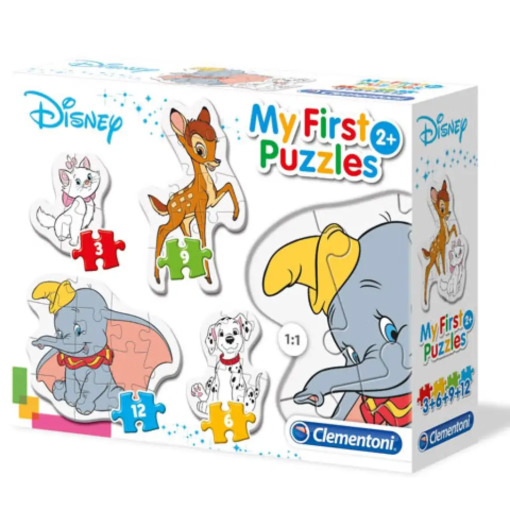 Disney+ Tiere 4-in-1 Puzzle-Set - Clementoni