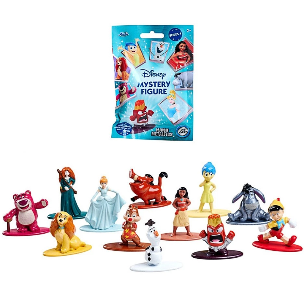 Disney Überraschungs‑Nano‑Metallfigur, 1 Stück, Serie 4 - Jada Toys