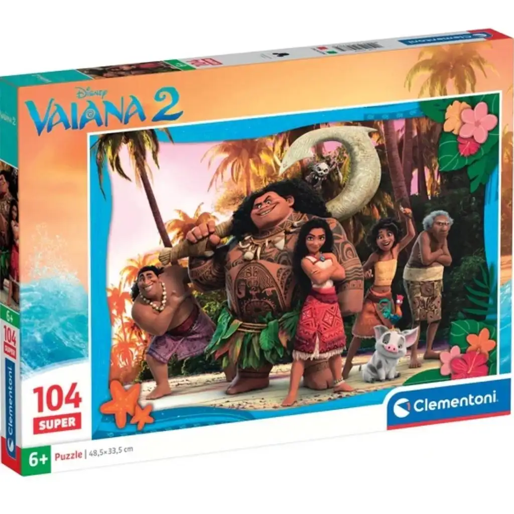 Disney+Vaiana 2 104-teiliges Super Puzzle - Clementoni kép 1