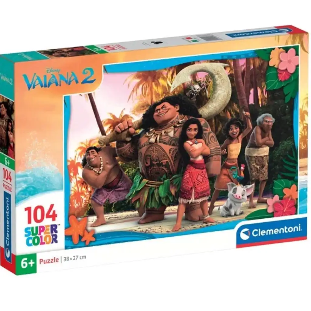 Disney+Vaiana 2 104-teiliges Supercolor Puzzle - Clementoni