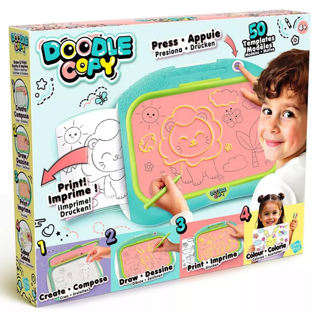 Doodle Copy-Zeichenbrett mit 50 Motiven