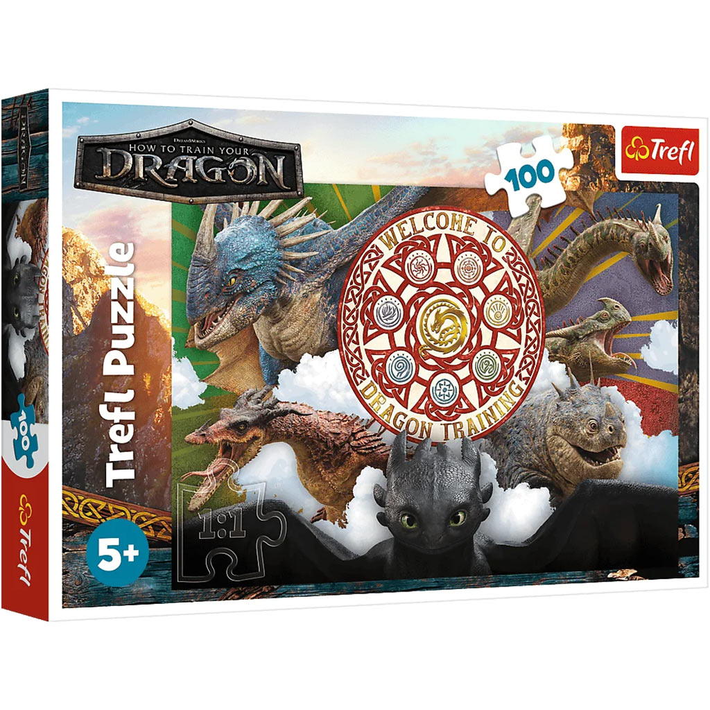Drachenzähmen leicht gemacht 100-teiliges Puzzle - Trefl