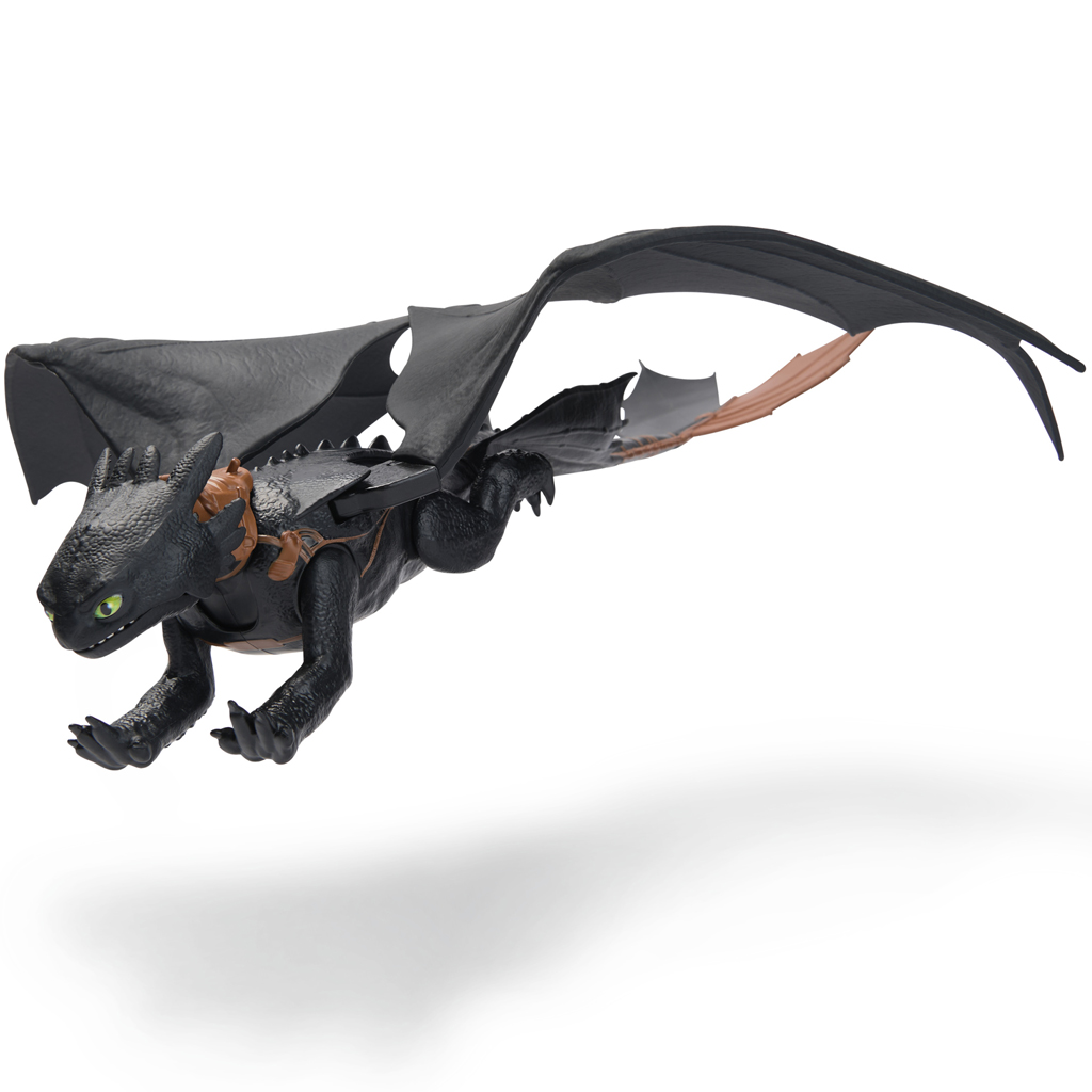 Drachenzähmen leicht gemacht: Ultimate Plasma Blast Ohnezahn Drachen-Spielzeugfigur mit Licht und Sound, 38 cm - Spin Master kép 2