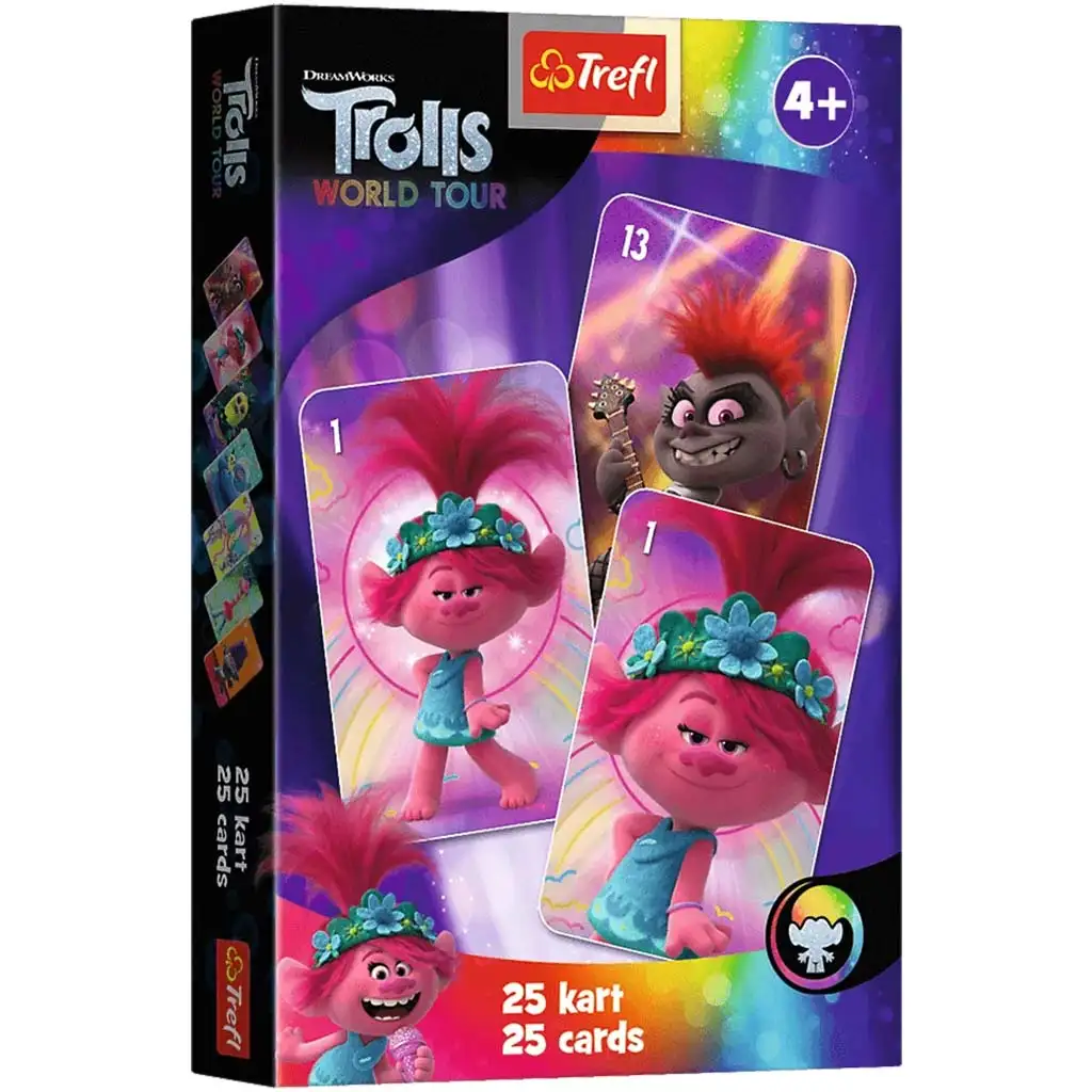 Dreamworks: Trolls Schwarzer Peter Kartenspiel - Trefl