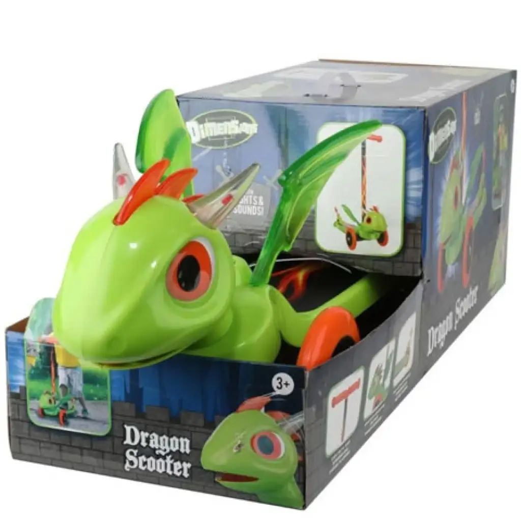 Dreirädriger Roller in Drachenform kép 2