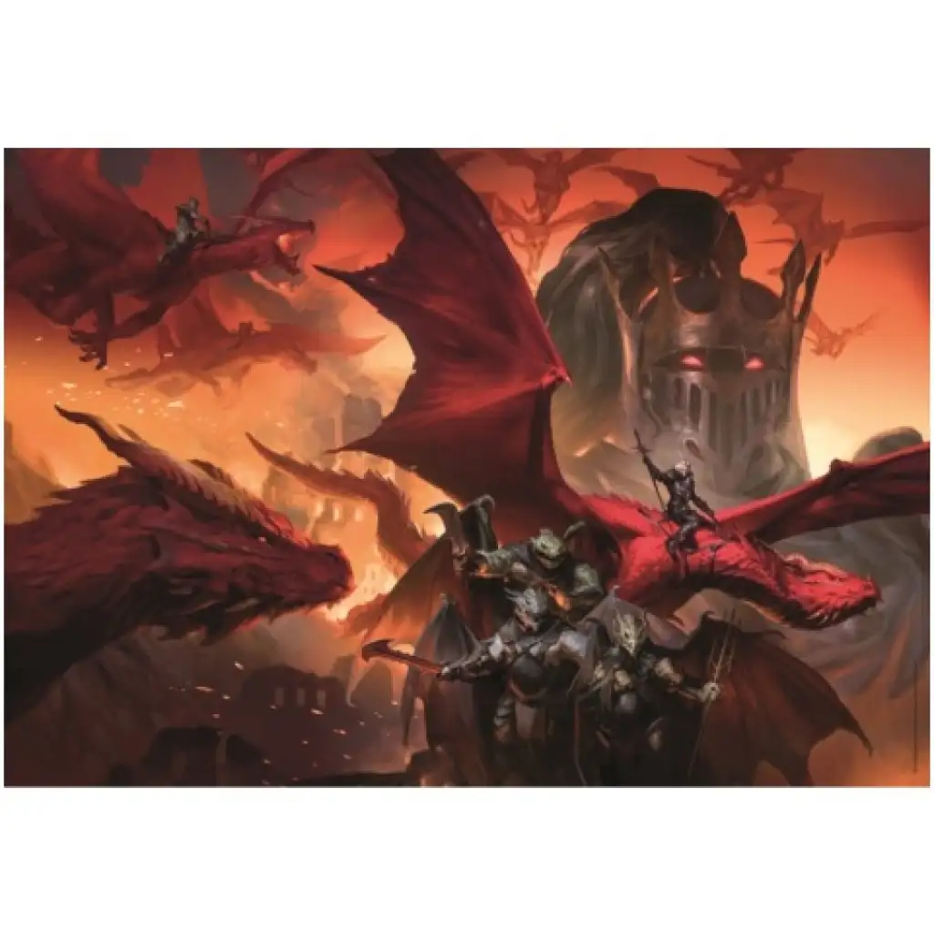 Dungeons & Dragons: Roter Drache HQC 1000-teiliges Puzzle - Clementoni kép 2
