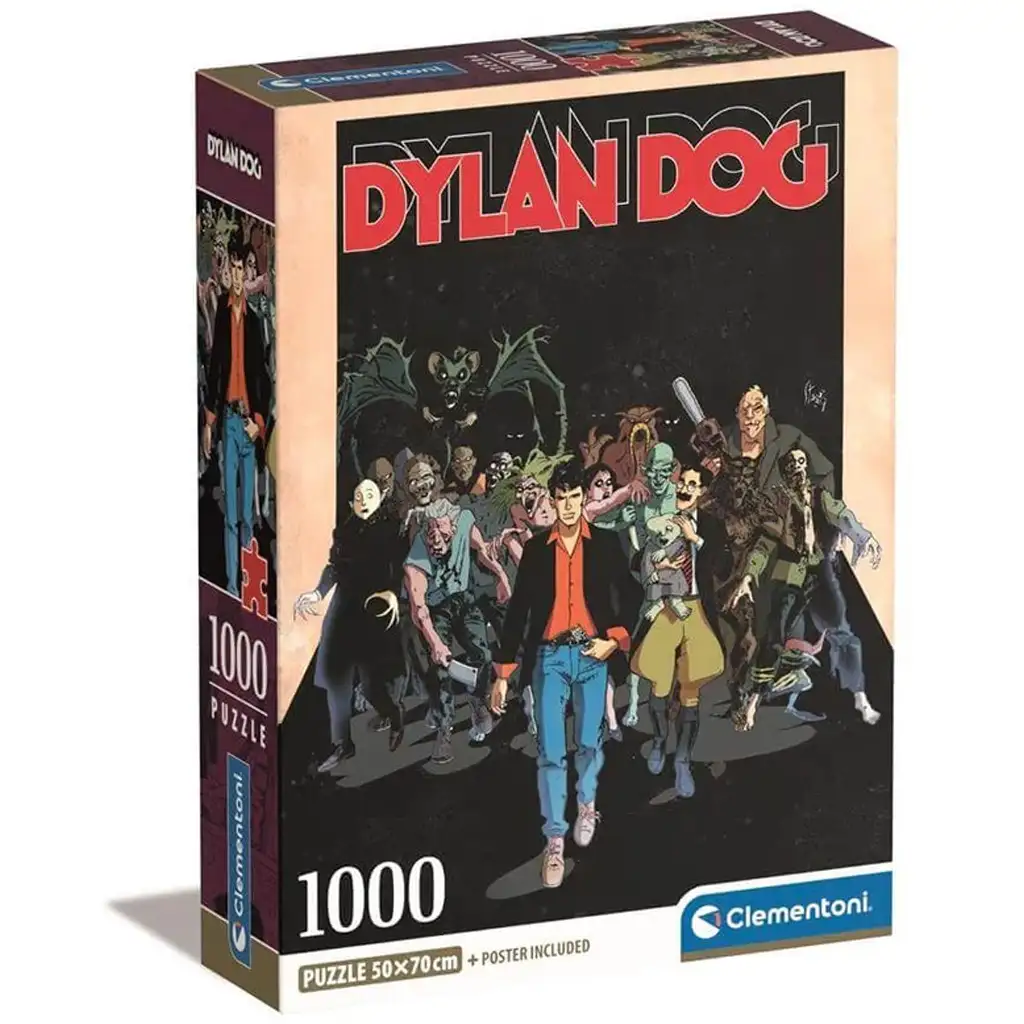 Dylen Dog Comic HQC 1000-teilige Puzzle mit Poster - Clementoni