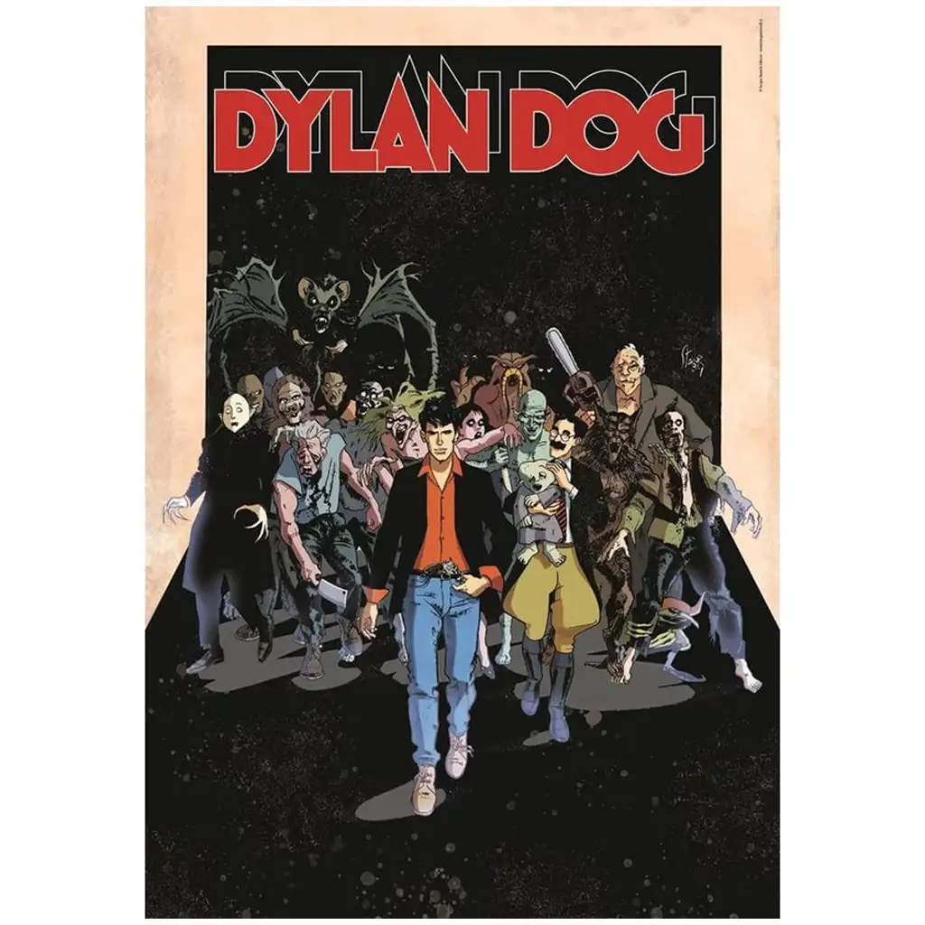 Dylen Dog Comic HQC 1000-teilige Puzzle mit Poster - Clementoni kép 2
