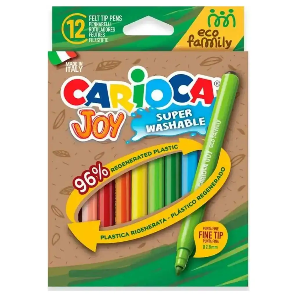Eco Family Joy 12er Filzstift-Set 2,8 mm - Carioca