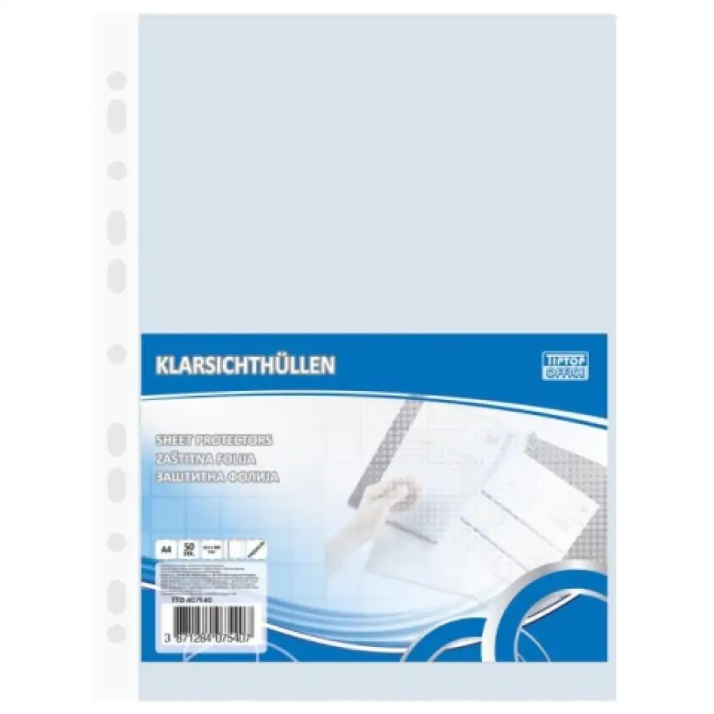 Economy A4 Klarsichthüllen, 100er Pack
