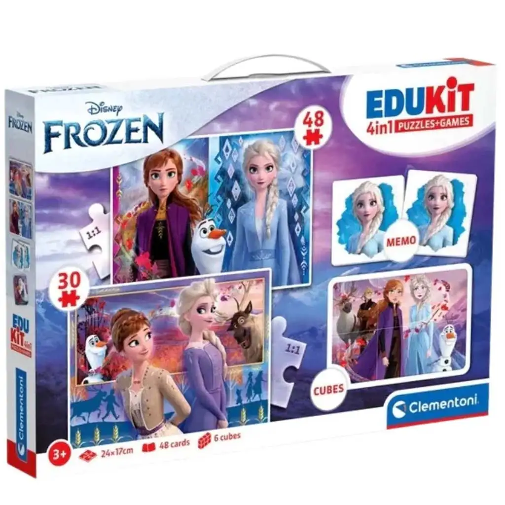 Edukit: Die Eiskönigin 4-in-1 Spielesammlung - Clementoni