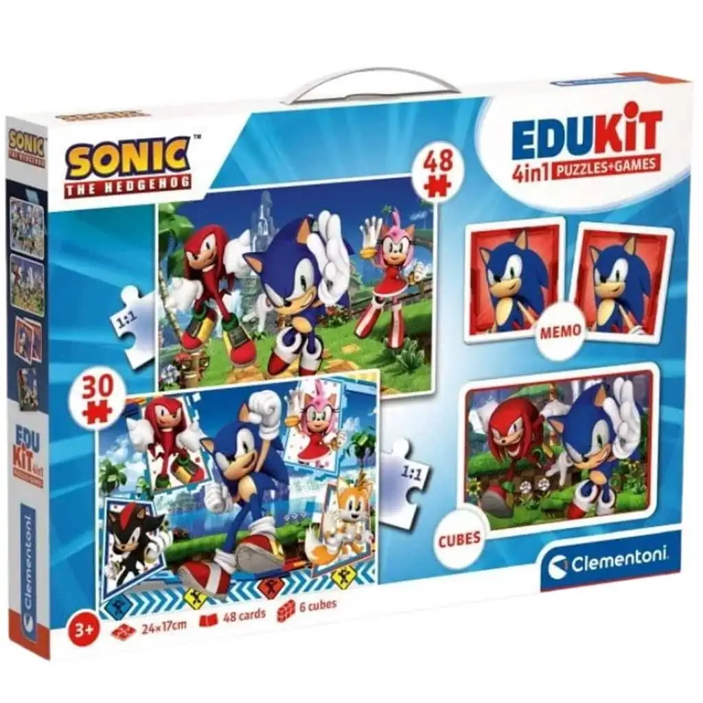 Edukit: Sonic 4-in-1 Spielesammlung - Clementoni