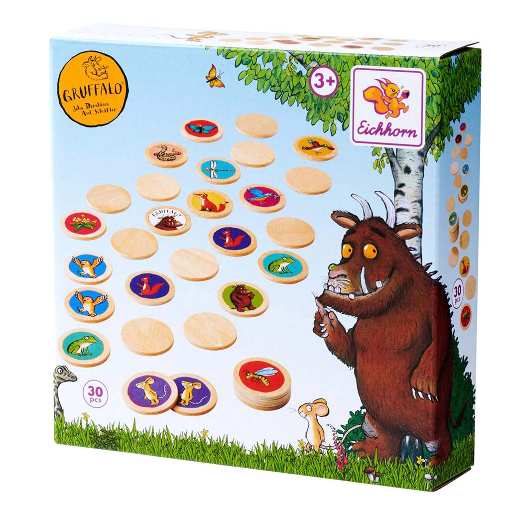 Eichhorn: Der Grüffelo Holz-Memory, 30-teilig - Simba Toys kép 1