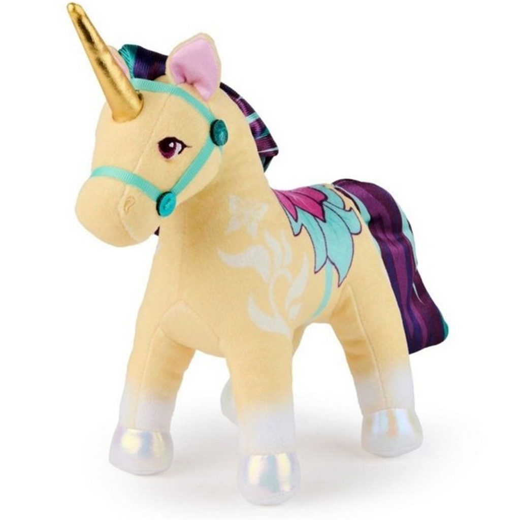 Einhorn-Akademie: Leaf-Einhorn, 17 cm Plüschfigur - Spin Master