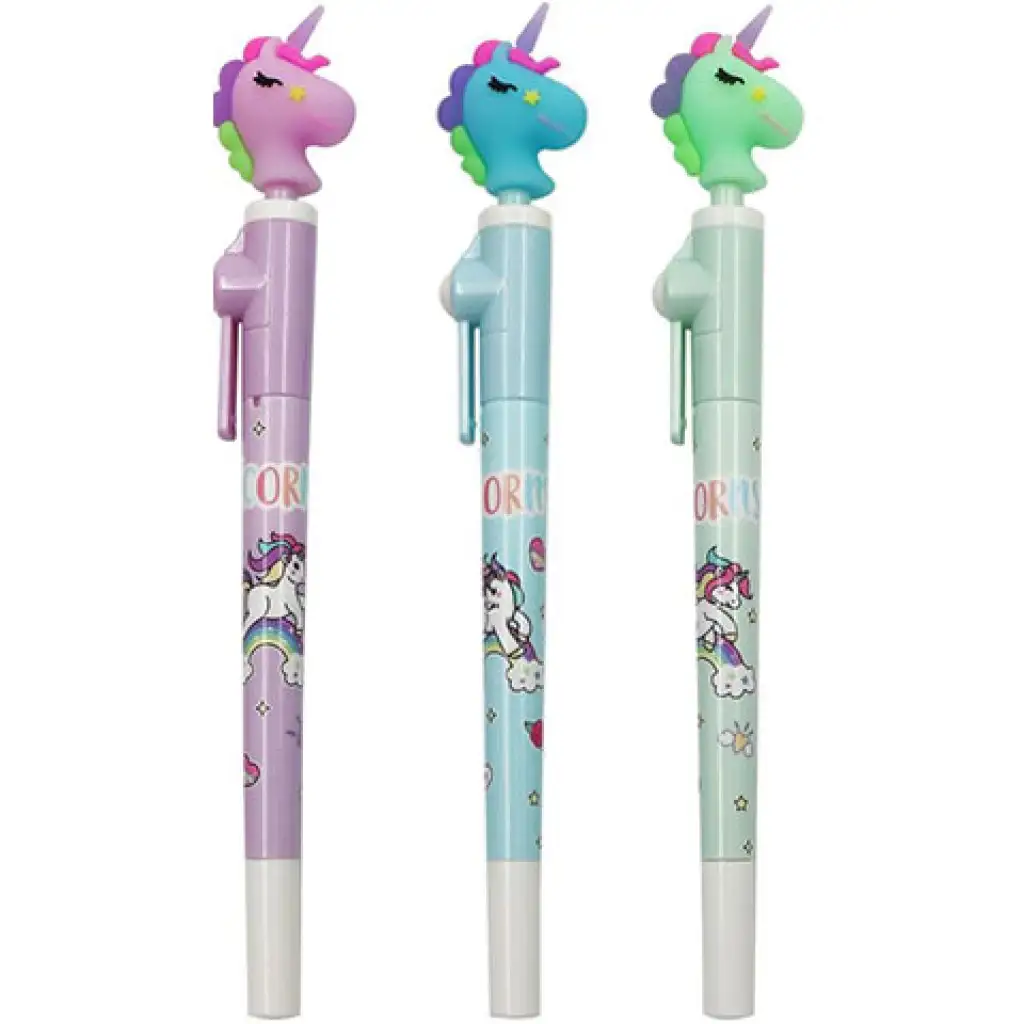 Einhornstift in drei verschiedenen Varianten