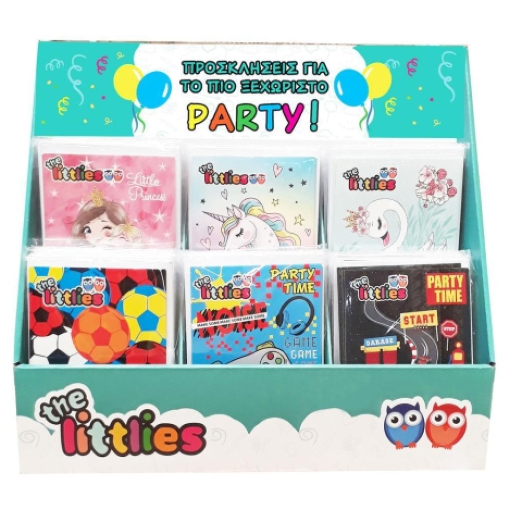 Einladung 6er-Set in verschiedenen Varianten