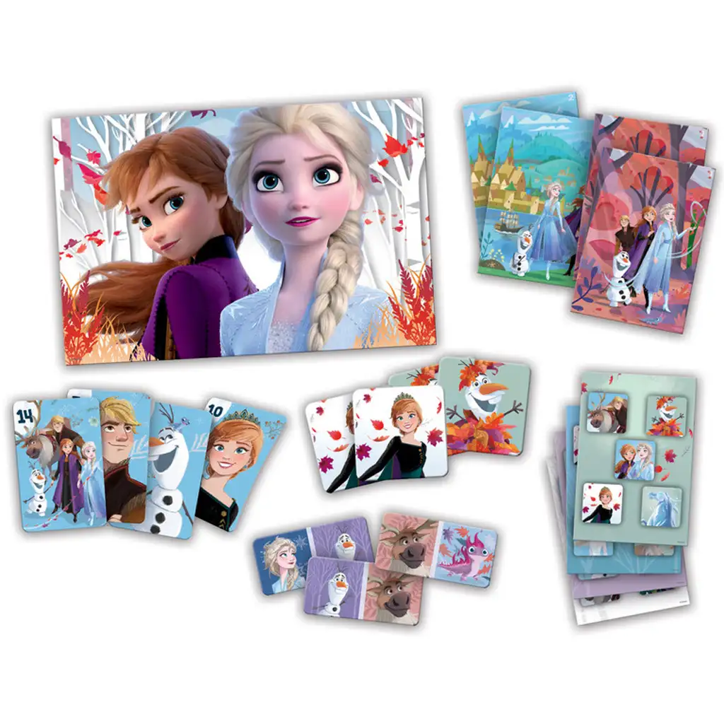 Eiskönigin 8-in-1 Spielesammlung - Trefl kép 2