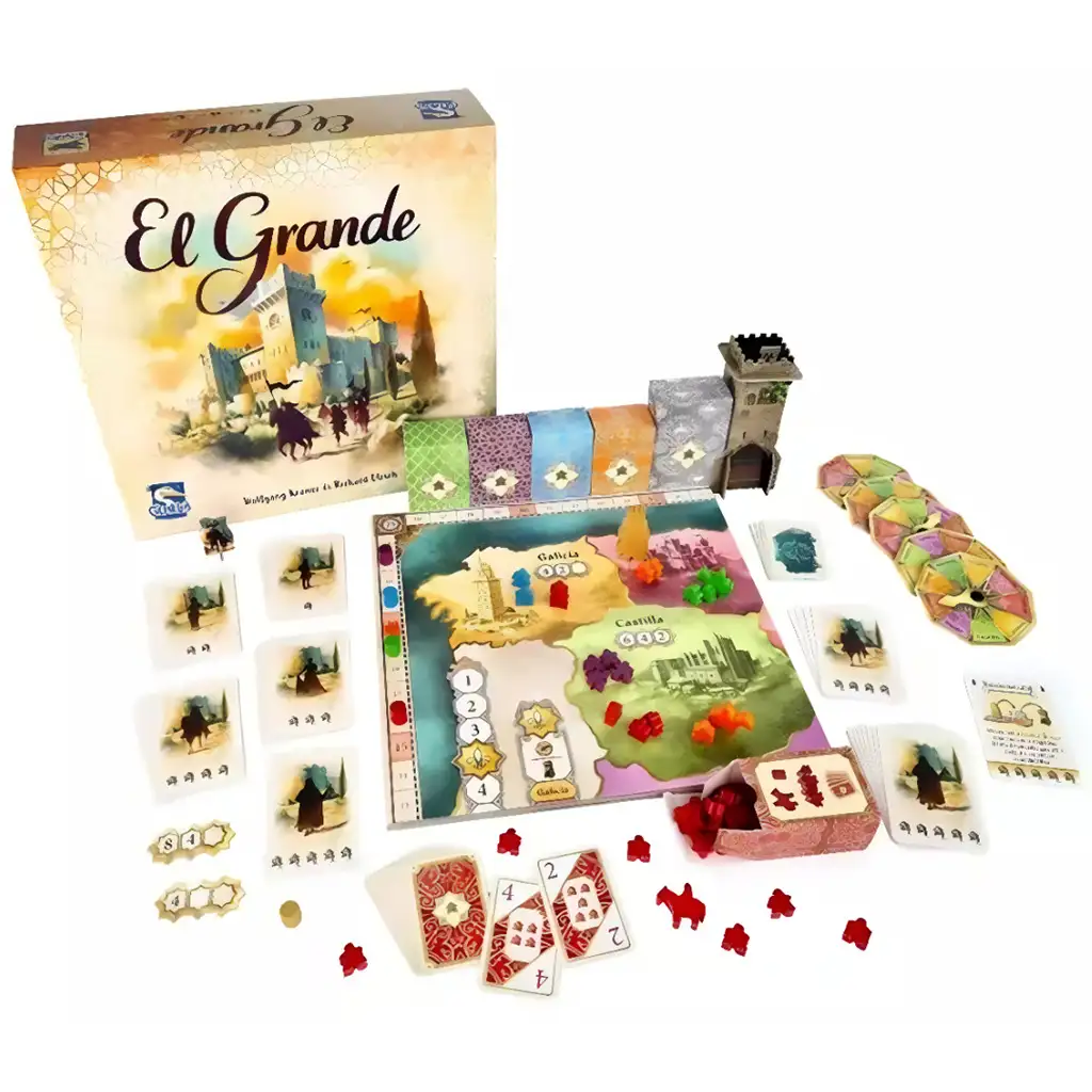 El Grande ist ein strategisches Brettspiel. kép 3