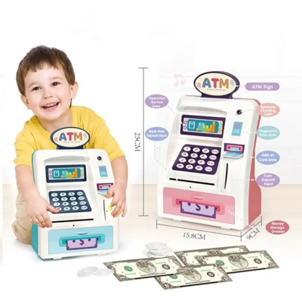 Elektrischer Baby-Geldautomat mit Licht und Ton kép 2