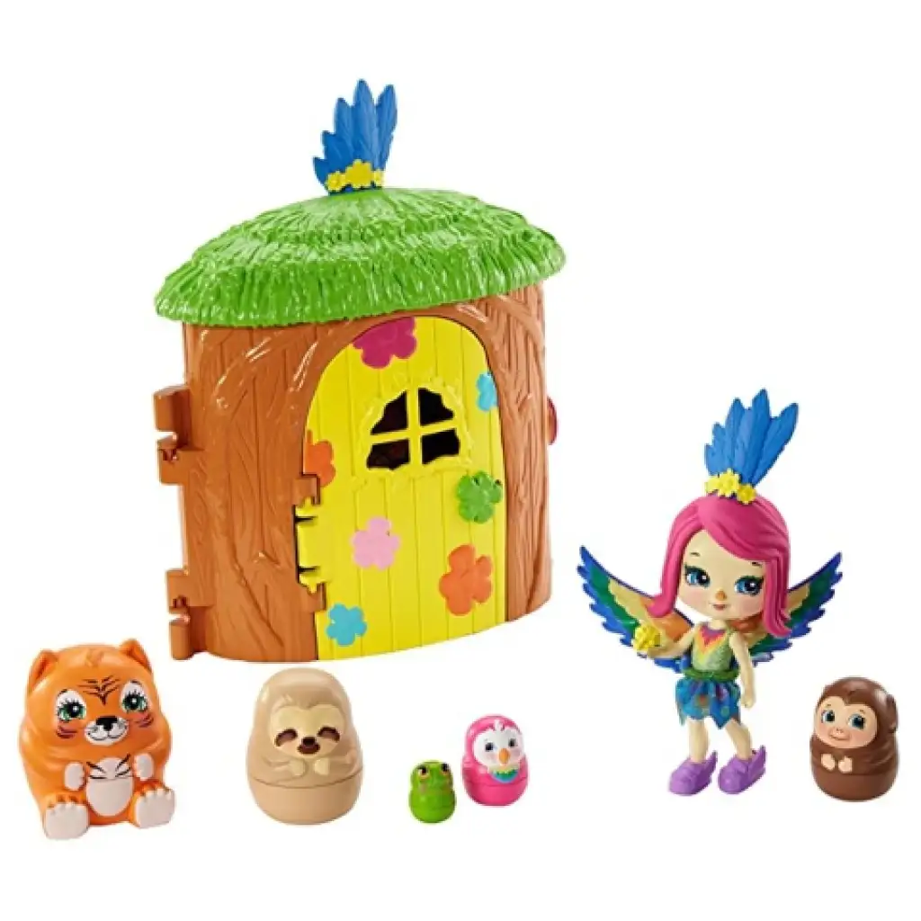 Enchantimals: Papageienhaus-Set - Mattel kép 2
