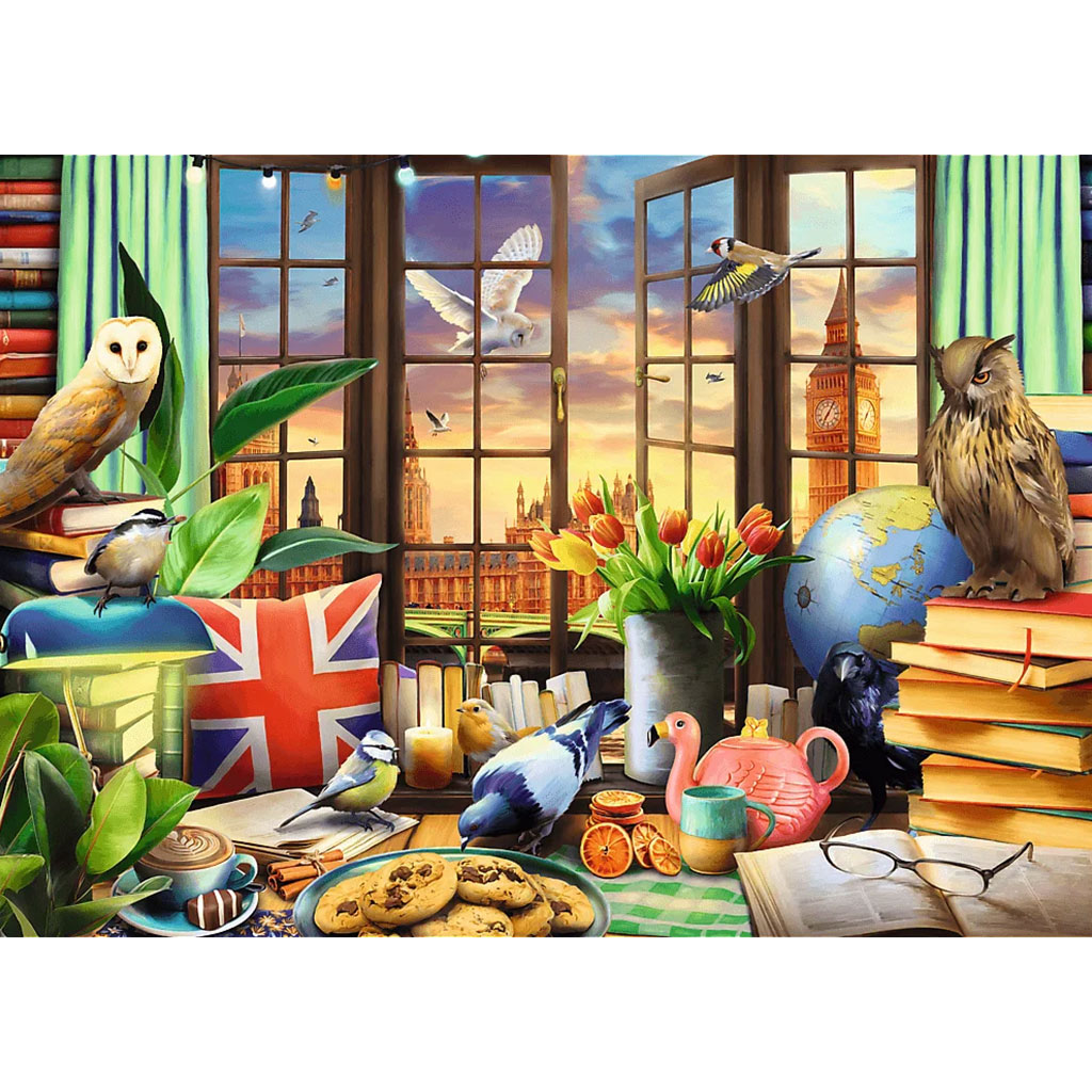 Englischer Nachmittag 1000-teiliges Premium Plus Quality Puzzle – Trefl kép 2