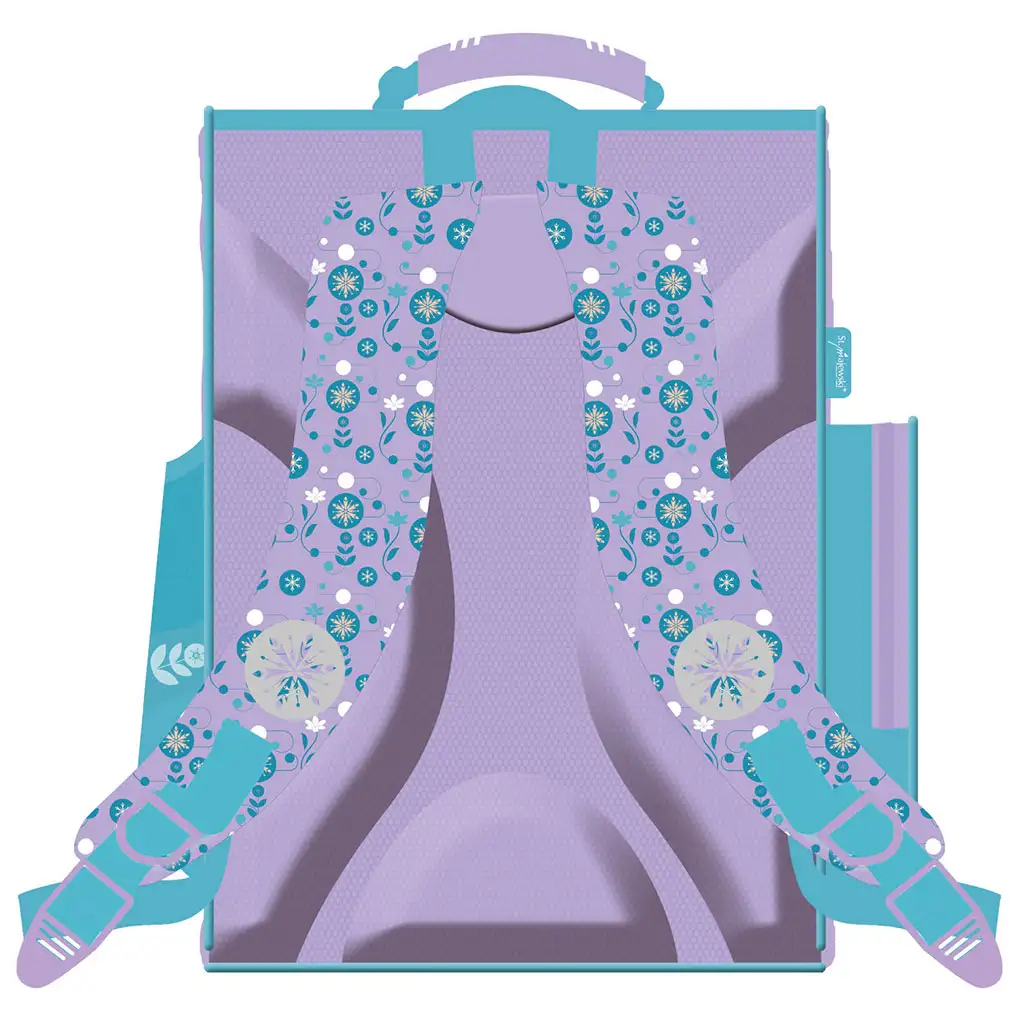 Ergonomischer Schulranzen, Rucksack 35,5x27,5x16cm mit Eiskönigin-Motiv kép 2