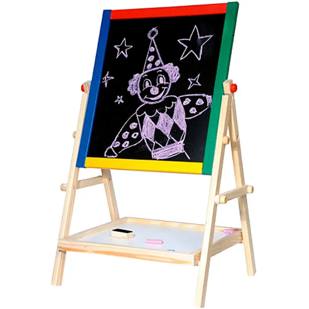 Holzmagnet- und Zeichentafel kép 2