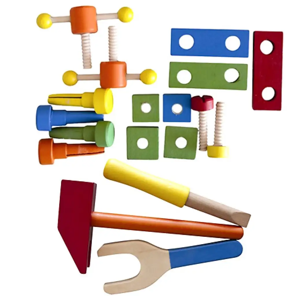 Holzwerkbank mit 16 Elementen kép 4