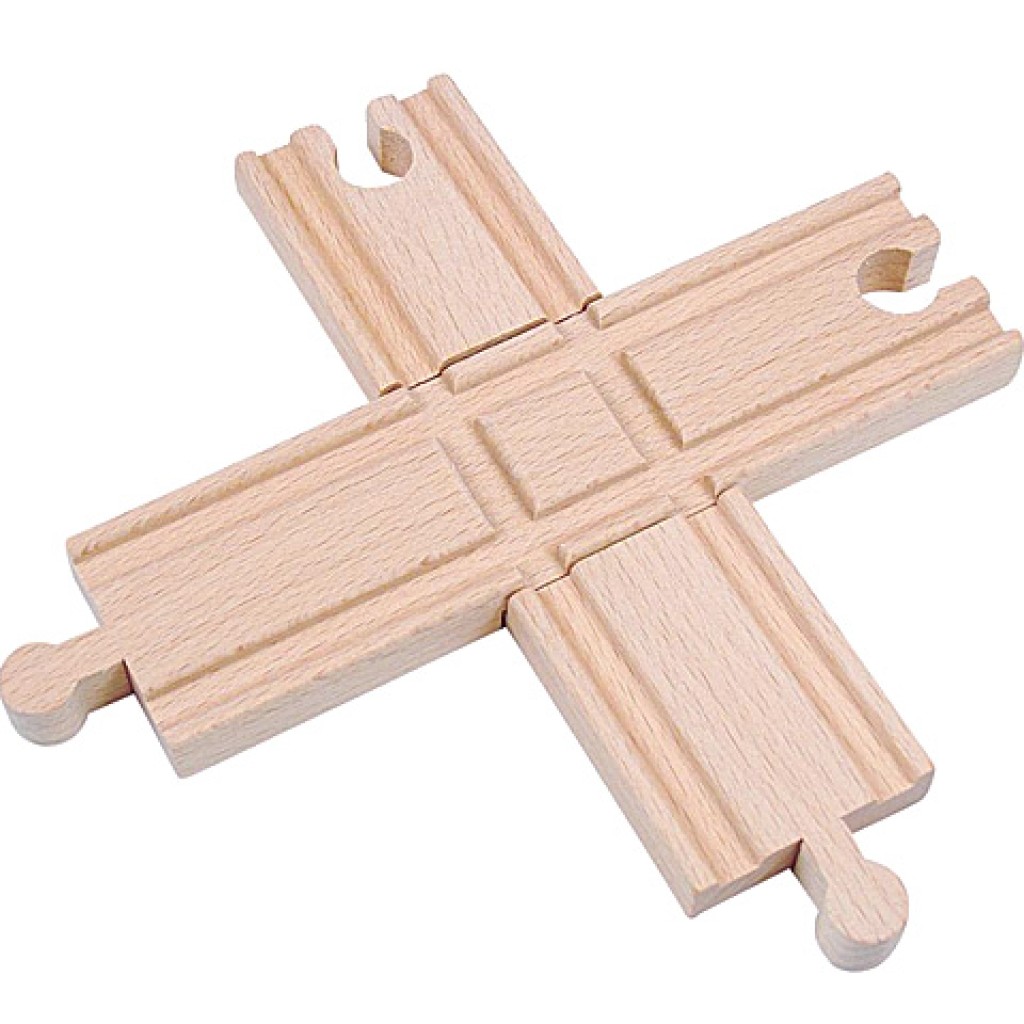 Holzeisenbahnübergangselement