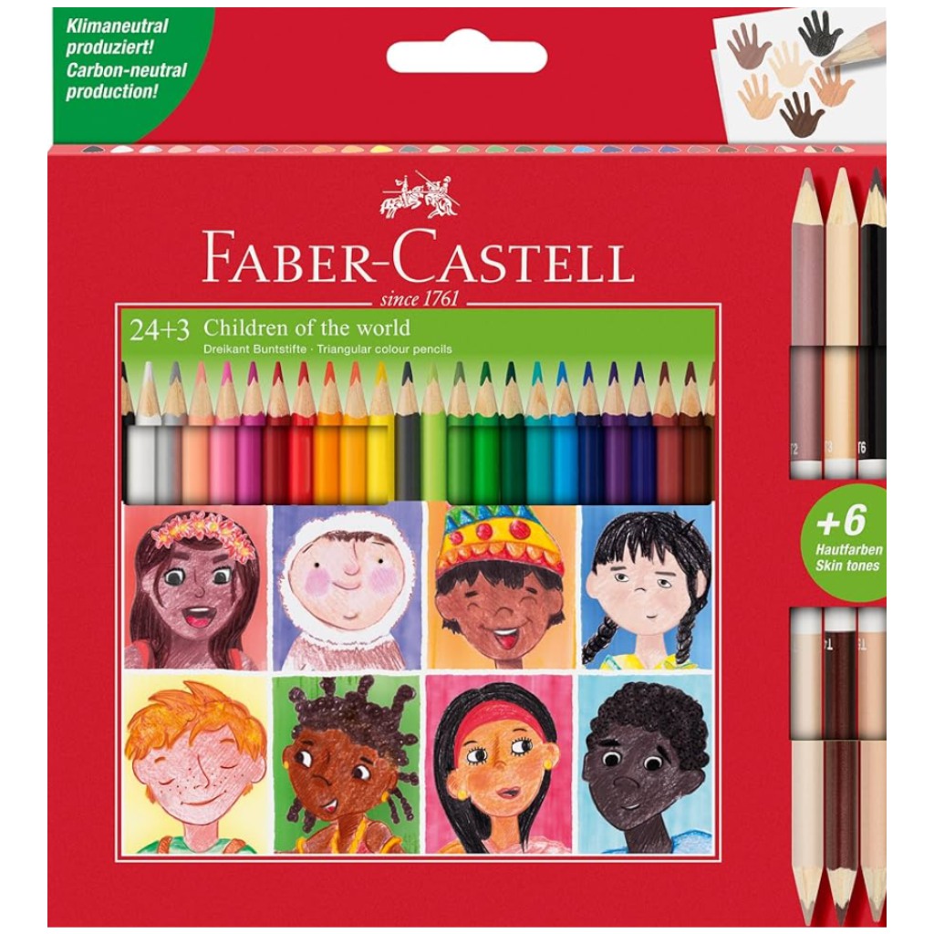Faber-Castell: 24+3-teiliges Farbstift-Set