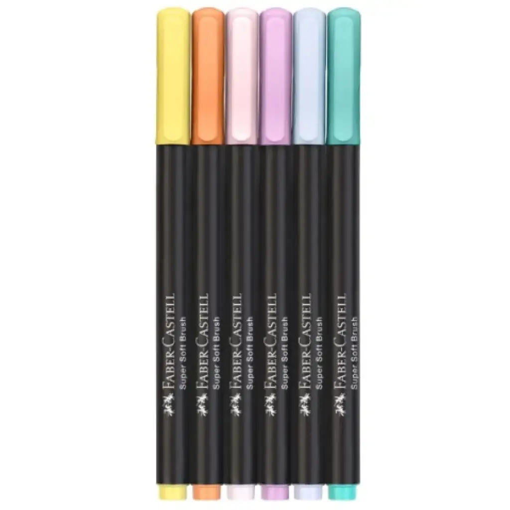 Faber-Castell: Black Edition Pastellfarben 6er-Set Buntstifte kép 2